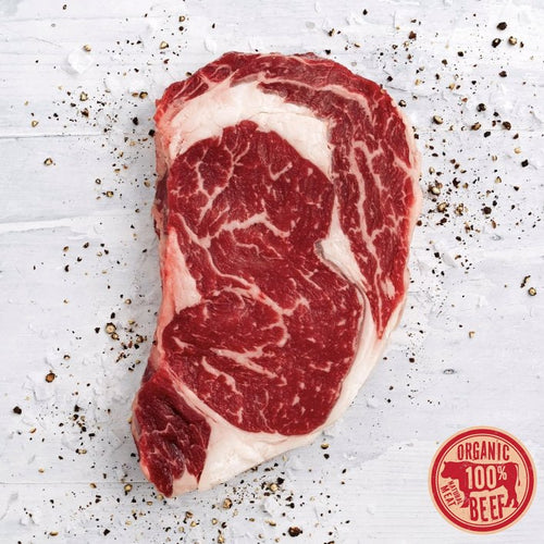 Organic Ribeye Boneless Premium Steak. - CARNICERY