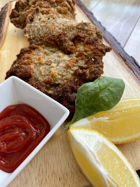 Beef milanesas