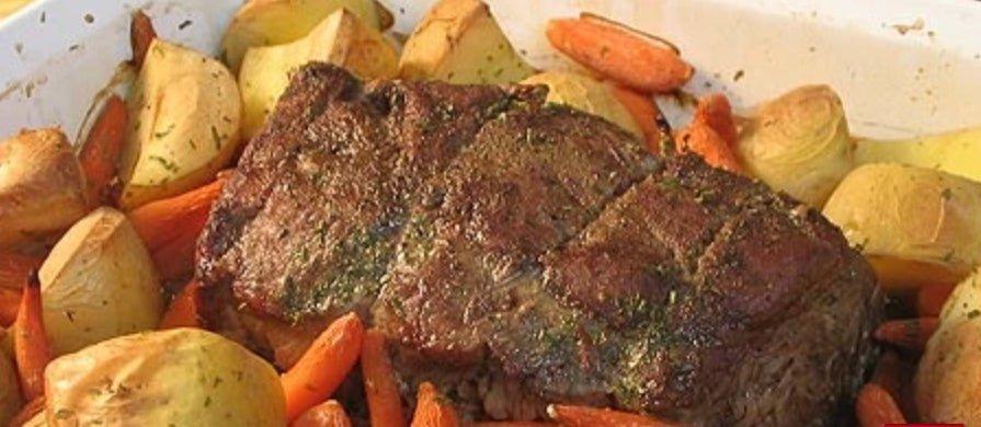 ROASTED BEEF WITH POTATOES