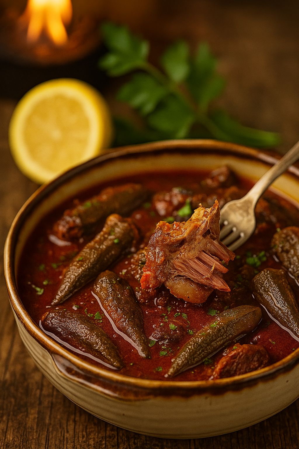 The ultimate okra beef pot - CARNICERY