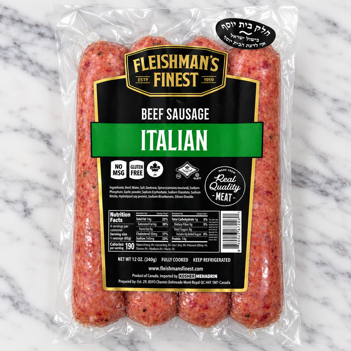 Fleishman's Italian Beef Sausage