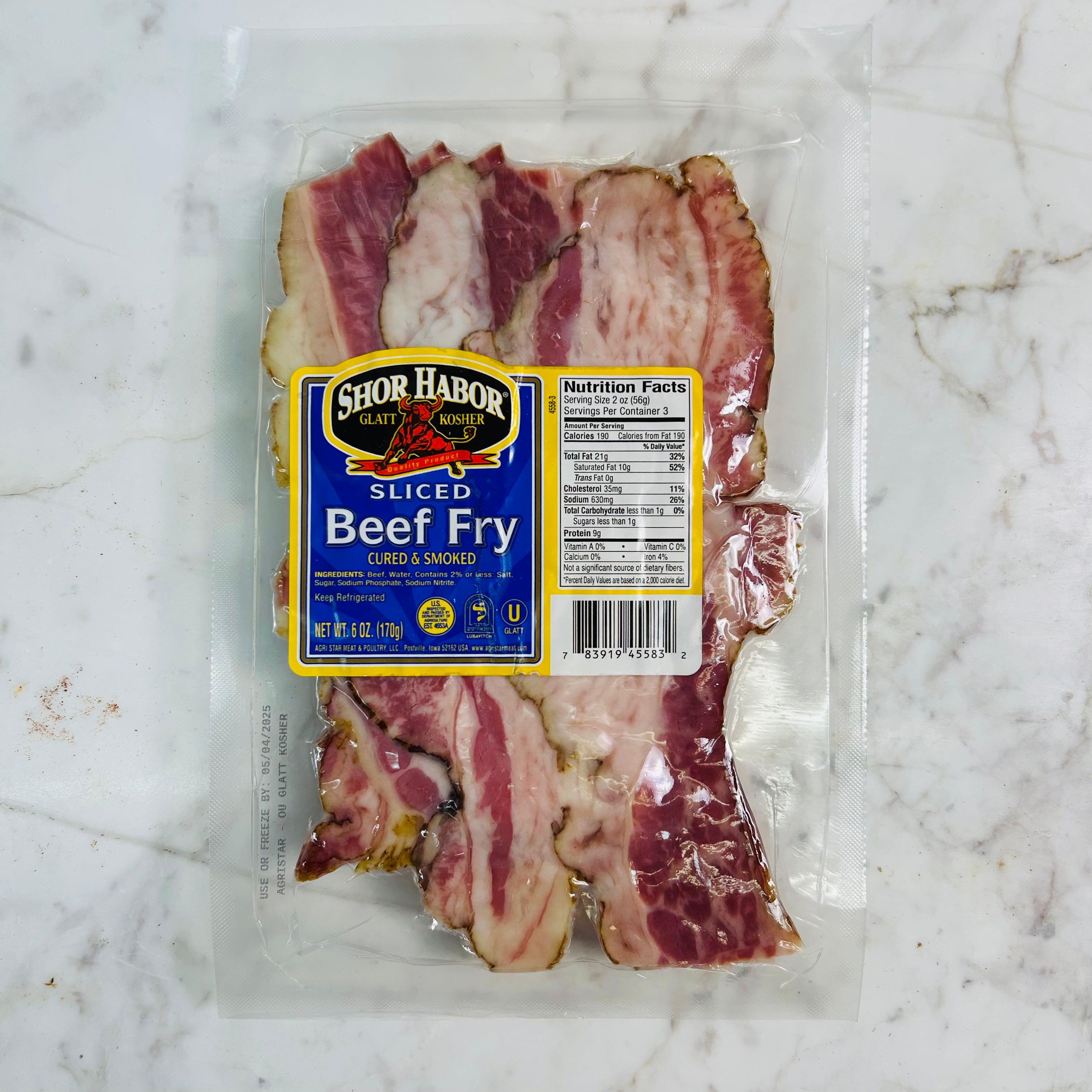 Beef Fry Sliced Shor Habor 6 Oz (Facon)