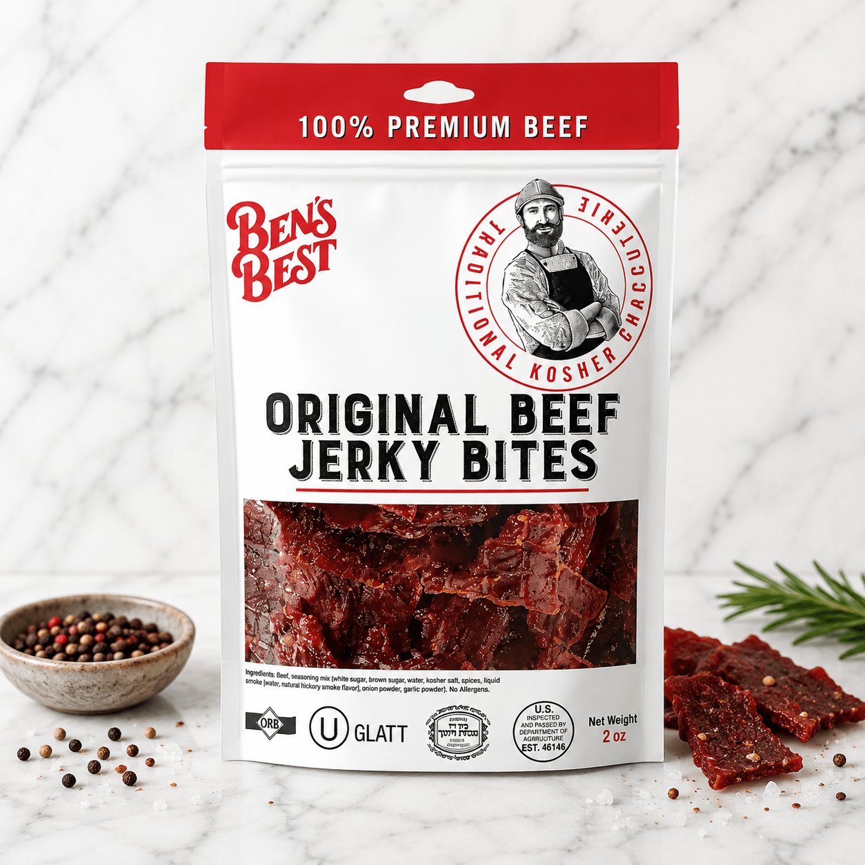 Beef Jerky Bites Original - CARNICERY