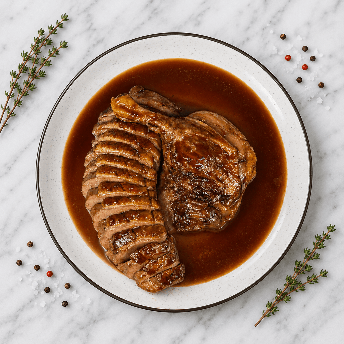 Half Duck with Pomegranate Glaze - CARNICERY