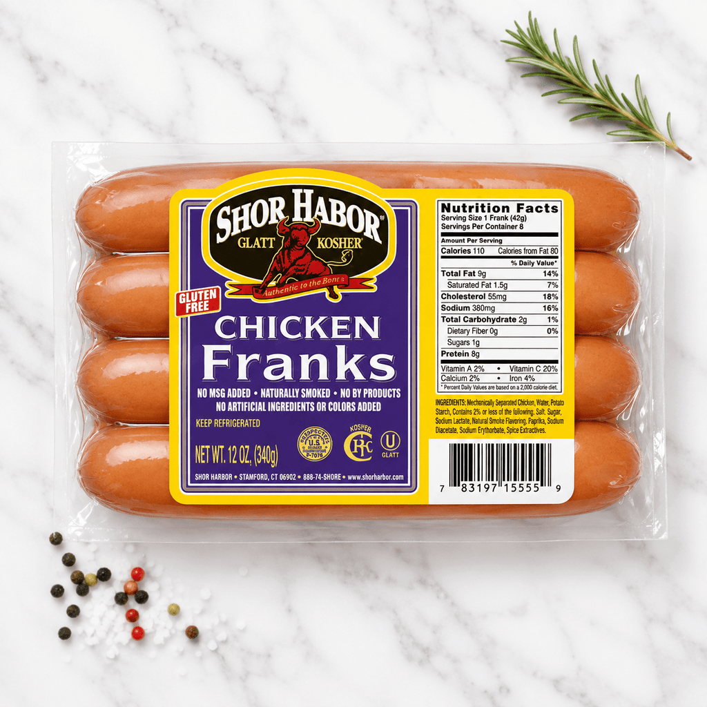 Hot Dog Chicken Franks 12oz. - CARNICERY
