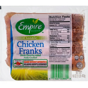 Hot Dog Chicken Franks 12oz. - CARNICERY