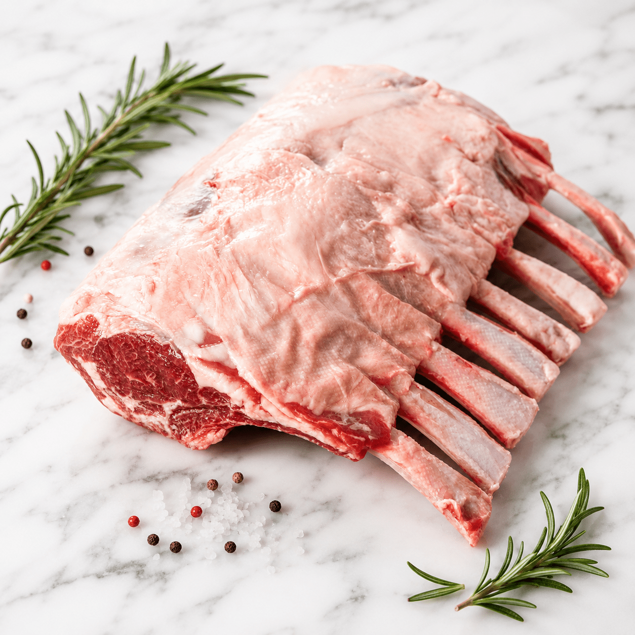 Lamb Ribs Rack French Cut. - CARNICERY