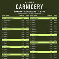 Magnetic Calendar 5787 - CARNICERY