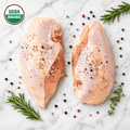 Organic Chicken Breast Bone - In & Skin - On. Free Range - CARNICERY