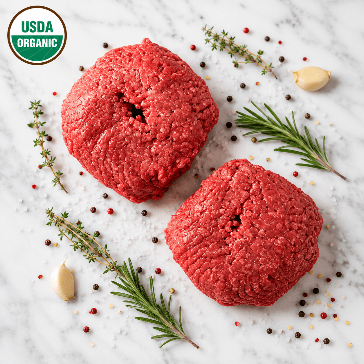 Organic Ground Beef from Shoulder 100% Grass Fed - CARNICERY