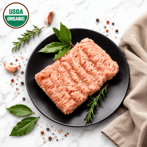 Organic Ground Chicken White Meat Free Range - CARNICERY