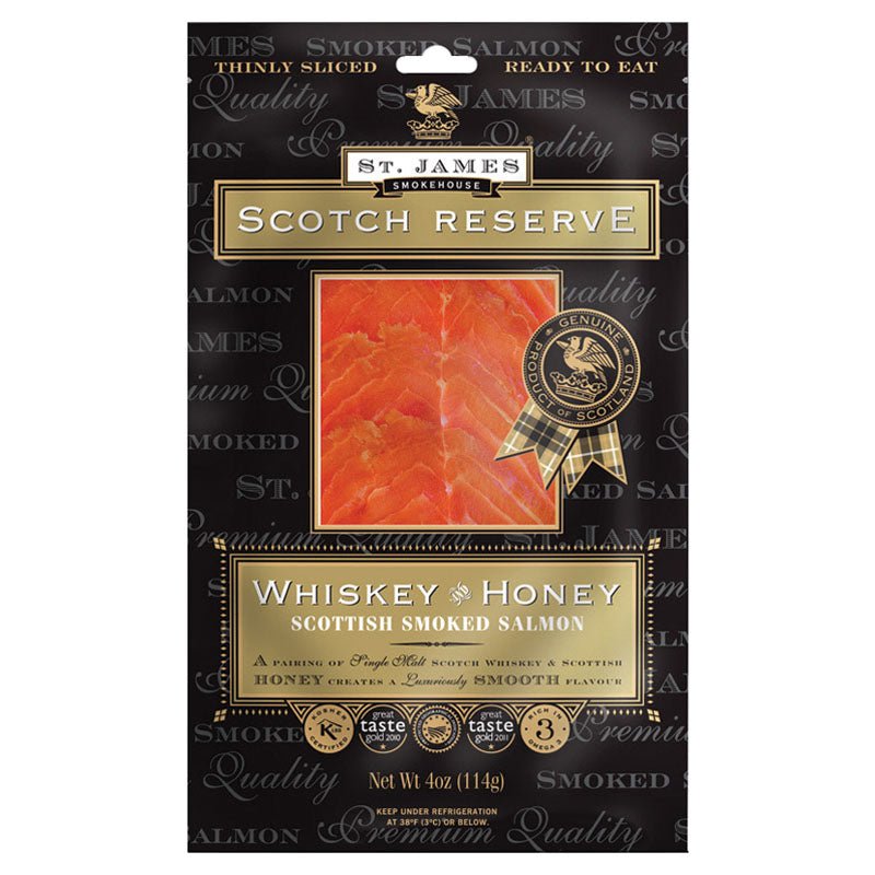 Scotch Reserv Smoked Scottish Salmon Whiskey & Honey 8oz - CARNICERY