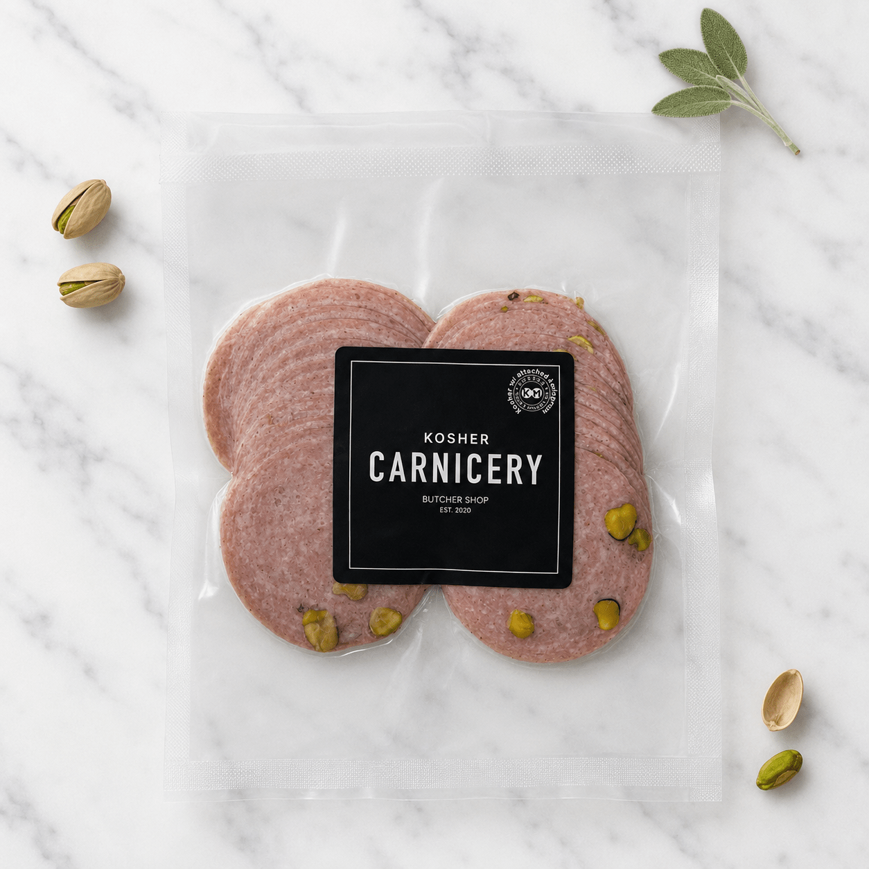 Veal Pistachio Mortadella - CARNICERY