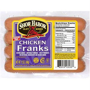 Hot Dog Chicken Franks 12oz. - CARNICERY